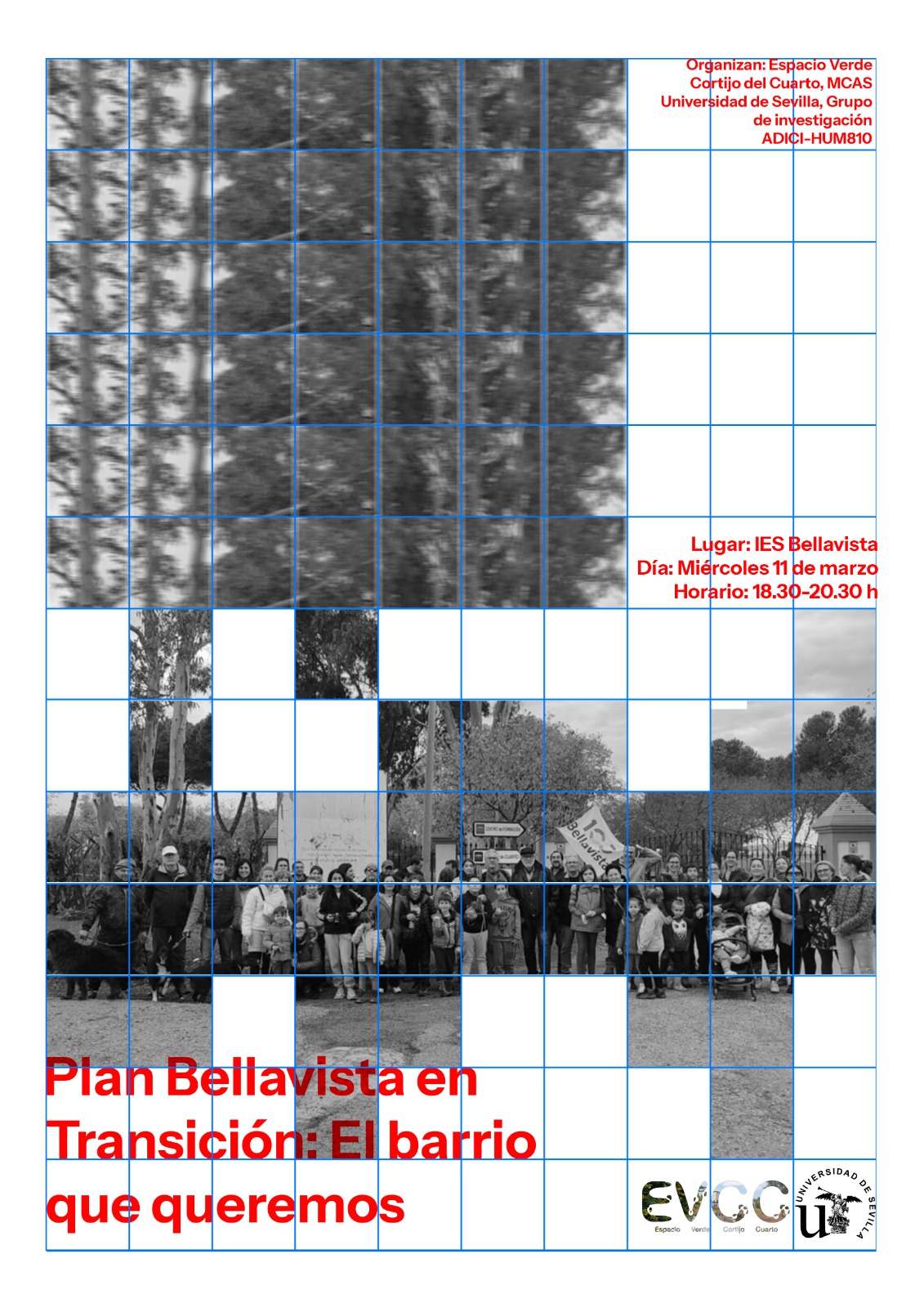 Cartel Plan Bellavista en Transición